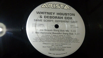Whitney Houston & Deborah Cox : Same Script, Different Cast (2x12")