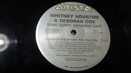 Whitney Houston & Deborah Cox : Same Script, Different Cast (2x12")