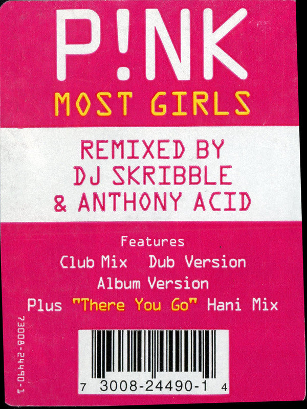 P!NK : Most Girls (12")