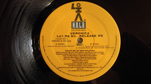 Veronica : Let Me Go...Release Me (Remixes) (12")