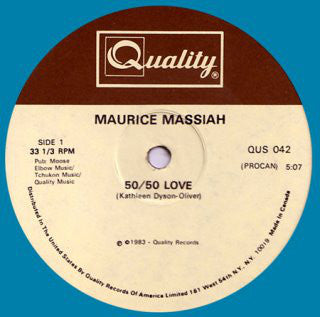 Maurice Massiah : 50/50 Love (12")