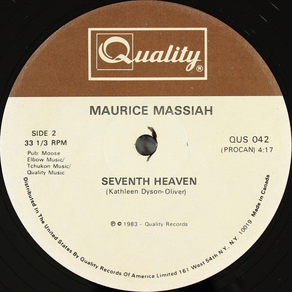 Maurice Massiah : 50/50 Love (12")