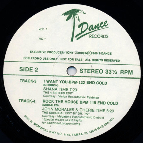 Various : T-Dance Records Vol 1 No 1 (12", Comp, Promo)