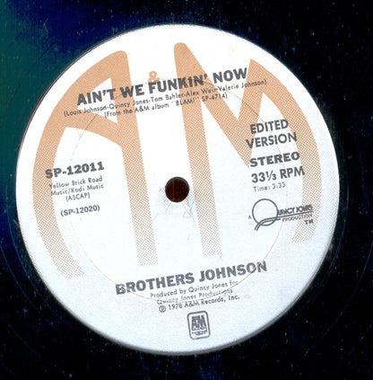 Brothers Johnson : Ain't We Funkin' Now (12")