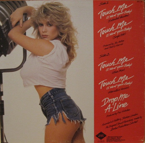 Samantha Fox : Touch Me (I Want Your Body) (12", Promo)