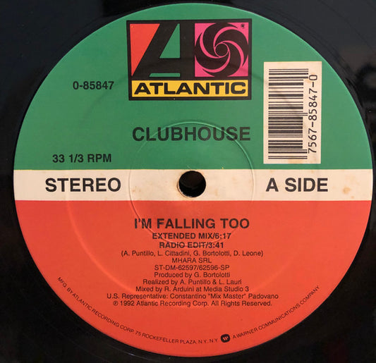ClubHouse* : I'm Falling Too (12")