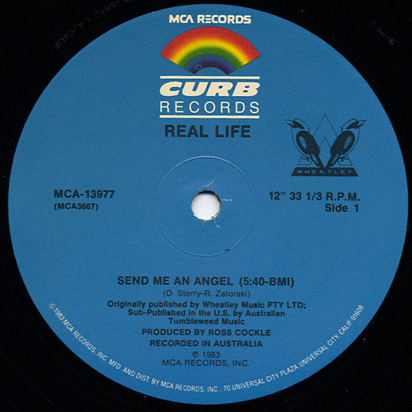 Real Life : Send Me An Angel (12", Single)