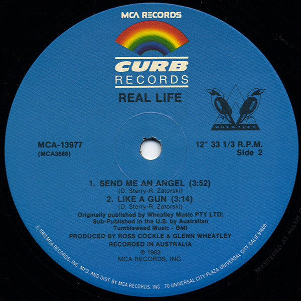 Real Life : Send Me An Angel (12", Single)