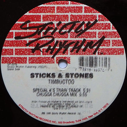 Sticks & Stones : Timbuctoo (12")