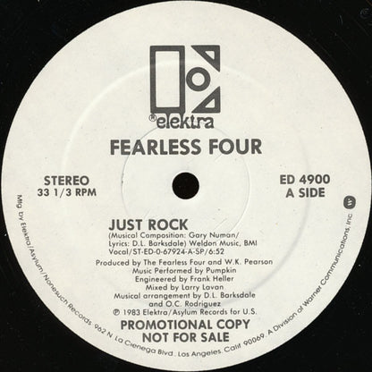 The Fearless Four : Just Rock (12", Promo)
