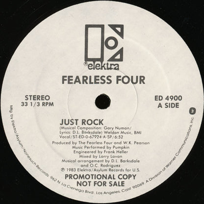 The Fearless Four : Just Rock (12", Promo)