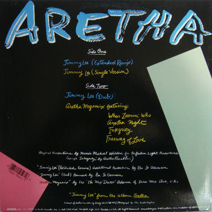 Aretha* : Jimmy Lee / Aretha Megamix (12")