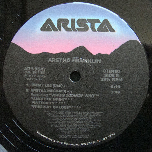 Aretha* : Jimmy Lee / Aretha Megamix (12")