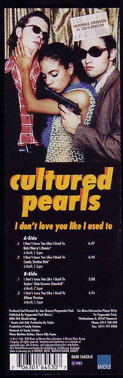 Cultured Pearls : I Don't Love You Like I Used To (12")