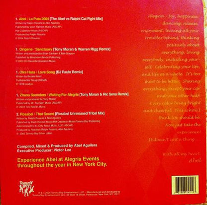Abel : Alegria (2xLP, Comp)