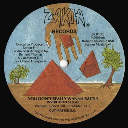Cutmaster D.C. : You Don't Really Wanna Battle (12")