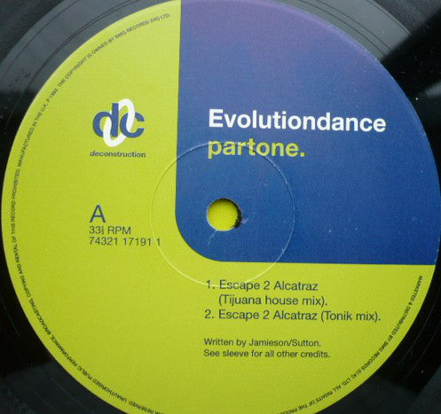 Evolution : Evolutiondance Partone (12")