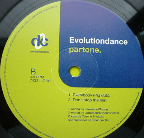 Evolution : Evolutiondance Partone (12")