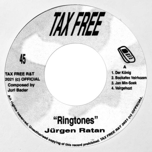 Jürgen Ratan : Ringtones (7")