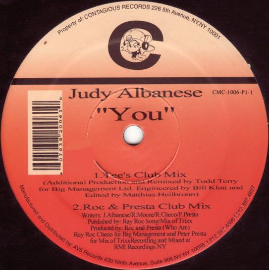 Judy Albanese : You (12")