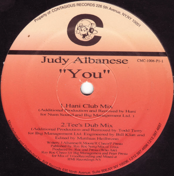 Judy Albanese : You (12")