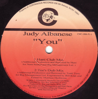 Judy Albanese : You (12")