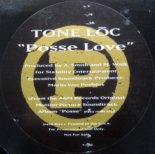 Tone Loc : Posse Love (12", Promo)