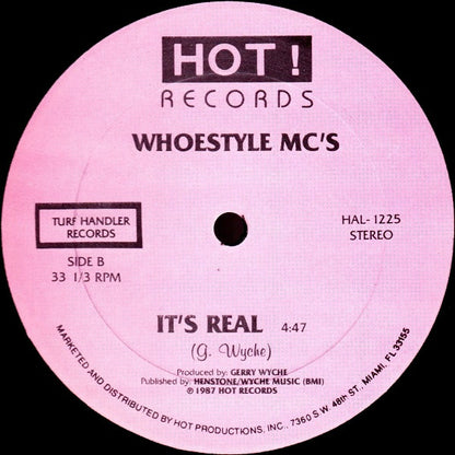 Whoestyle MC's : So Cool / It's Real (12")