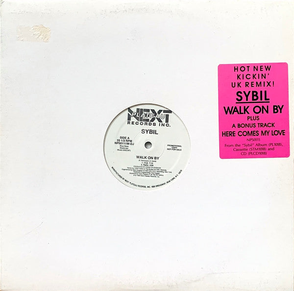 Sybil : Walk On By (12", Promo)
