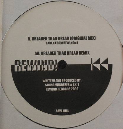 Soundmurderer & SK-1 : Dreader Than Dread / Dreader Than Dread (Remix) (12")