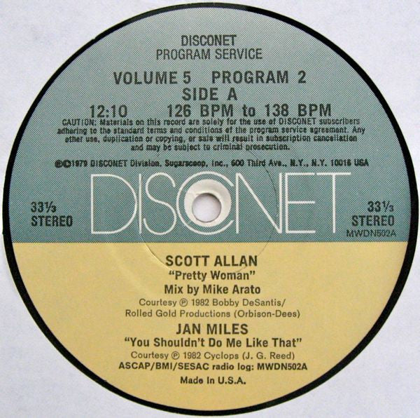 Various : Volume 5 Program 2 (2x12", P/Mixed)