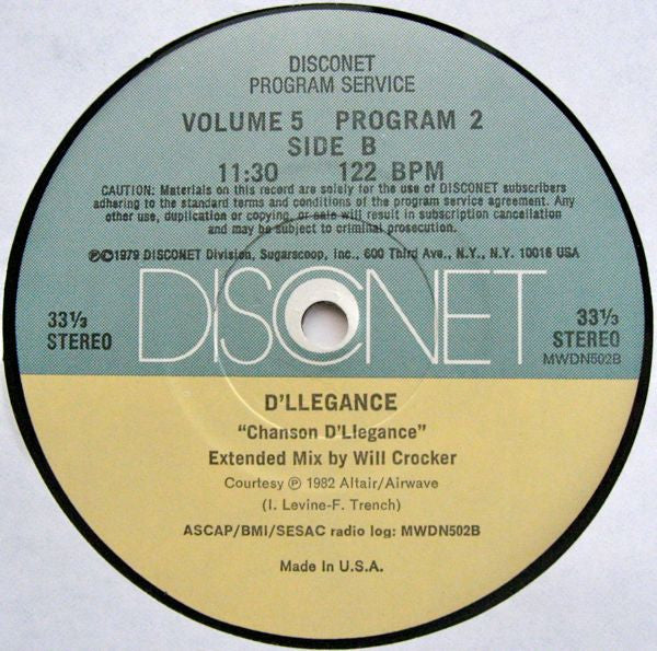 Various : Volume 5 Program 2 (2x12", P/Mixed)