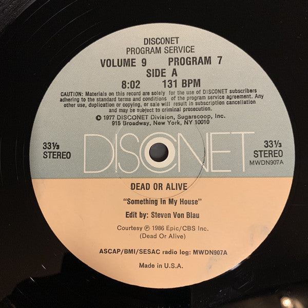 Various : Volume 9 Program 7 (2x12")