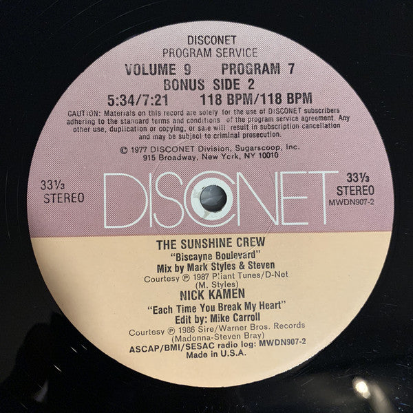 Various : Volume 9 Program 7 (2x12")