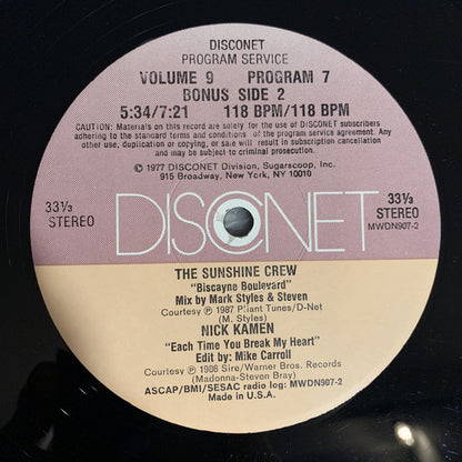 Various : Volume 9 Program 7 (2x12")