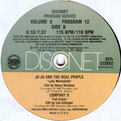 Various : Volume 9 Program 12 (2x12")