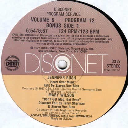 Various : Volume 9 Program 12 (2x12")