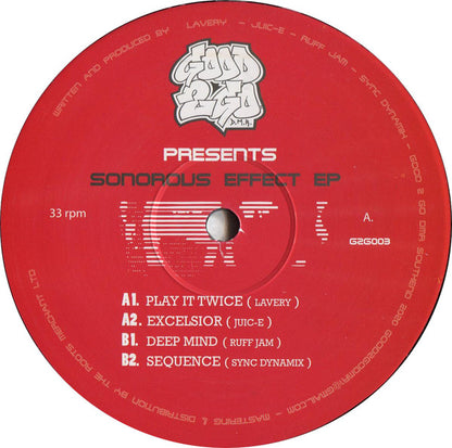 Various : Sonorous Effect EP (12", EP)
