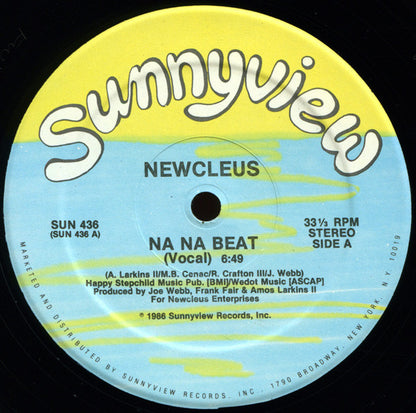 Newcleus : Na Na Beat (12")