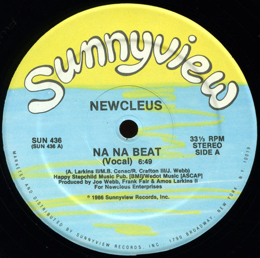 Newcleus : Na Na Beat (12")