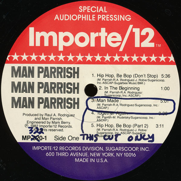 Man Parrish : Man Made (12", Ltd)