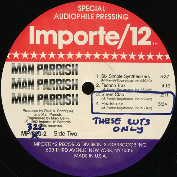 Man Parrish : Man Made (12", Ltd)