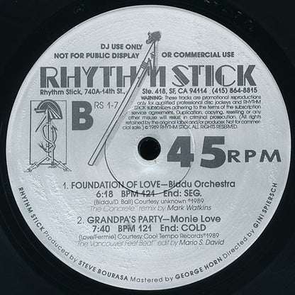 Various : Rhythm Stick 1-7 (2x12", Comp, Promo)