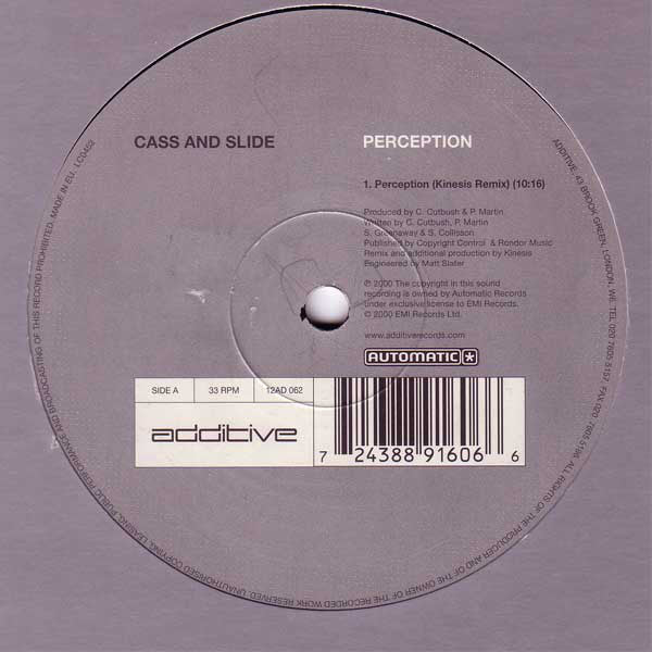 Cass & Slide : Perception (12")