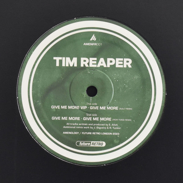 Tim Reaper : AMENFR001 (12", EP, Ltd)