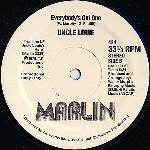 Uncle Louie : I Like Funky Music / Everybody's Got One (12", Promo)