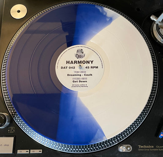 Harmony* : Get Down / Dreaming / Caulk (12", S/Edition, Blu)