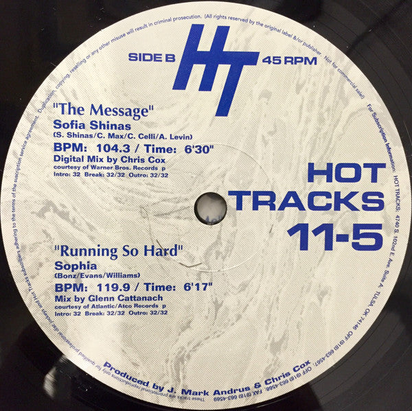 Various : Hot Tracks 11-5 (2x12", Comp)