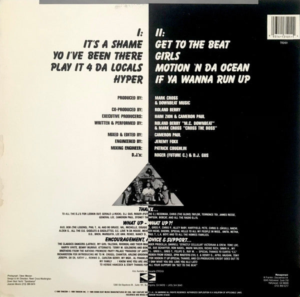 MC Downbeat : It's A Shame (LP, Album)