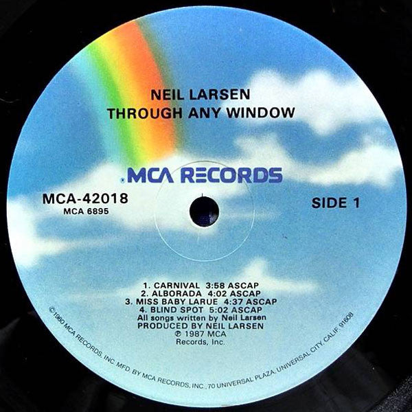 Neil Larsen : Through Any Window (LP, Album, Glo)